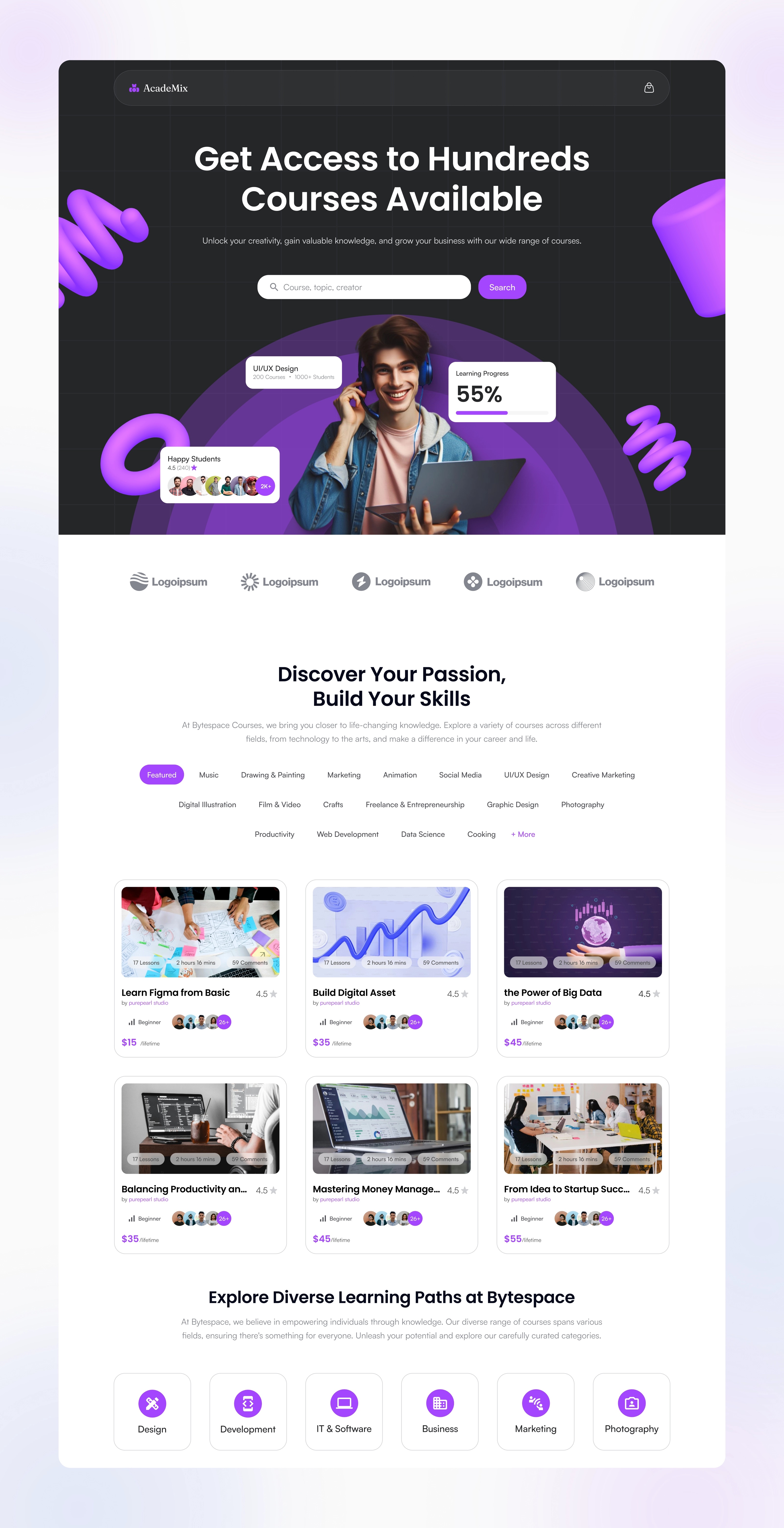 Home page