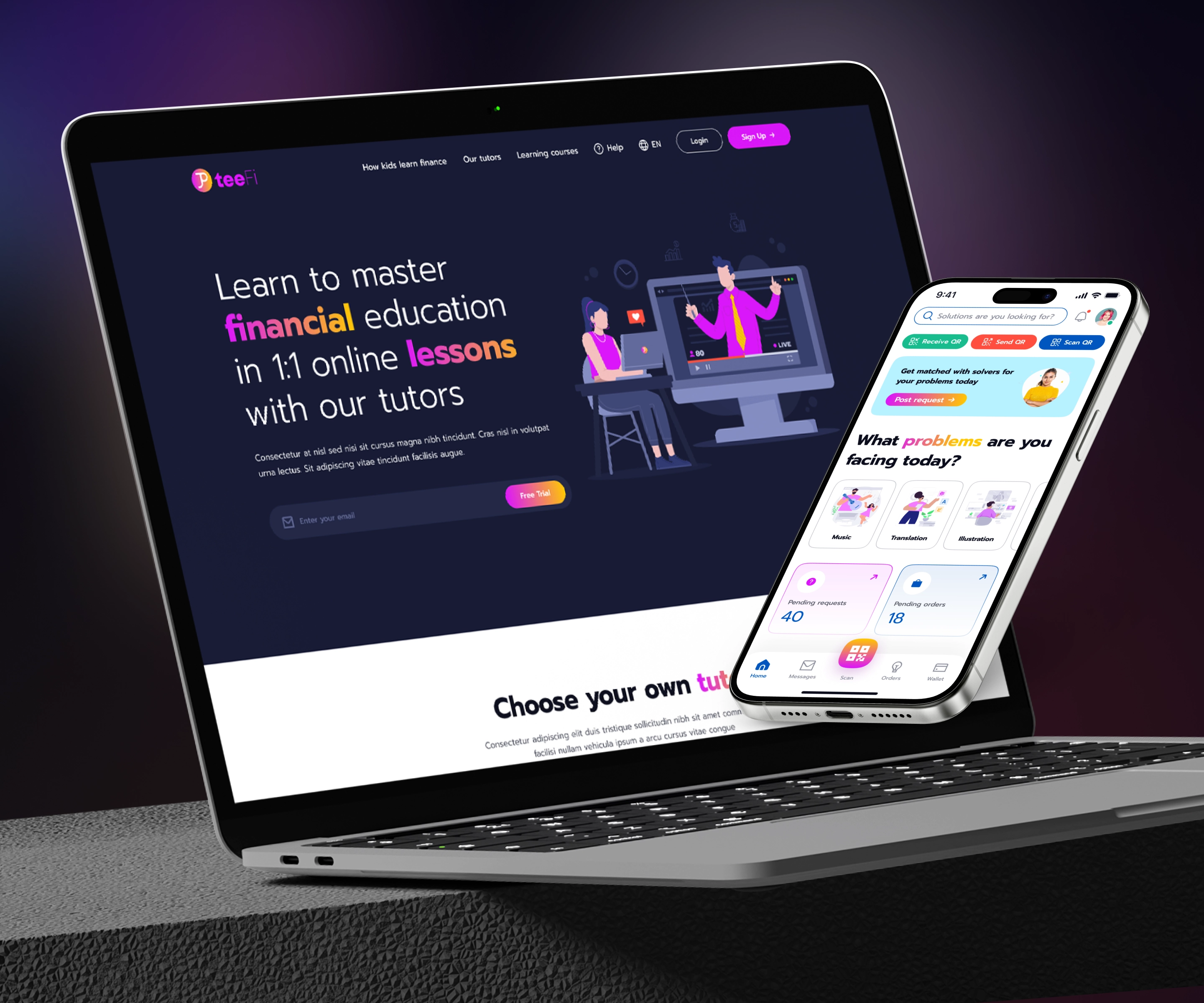 TeeFi – Online English Tutoring Platform for Global Learning
