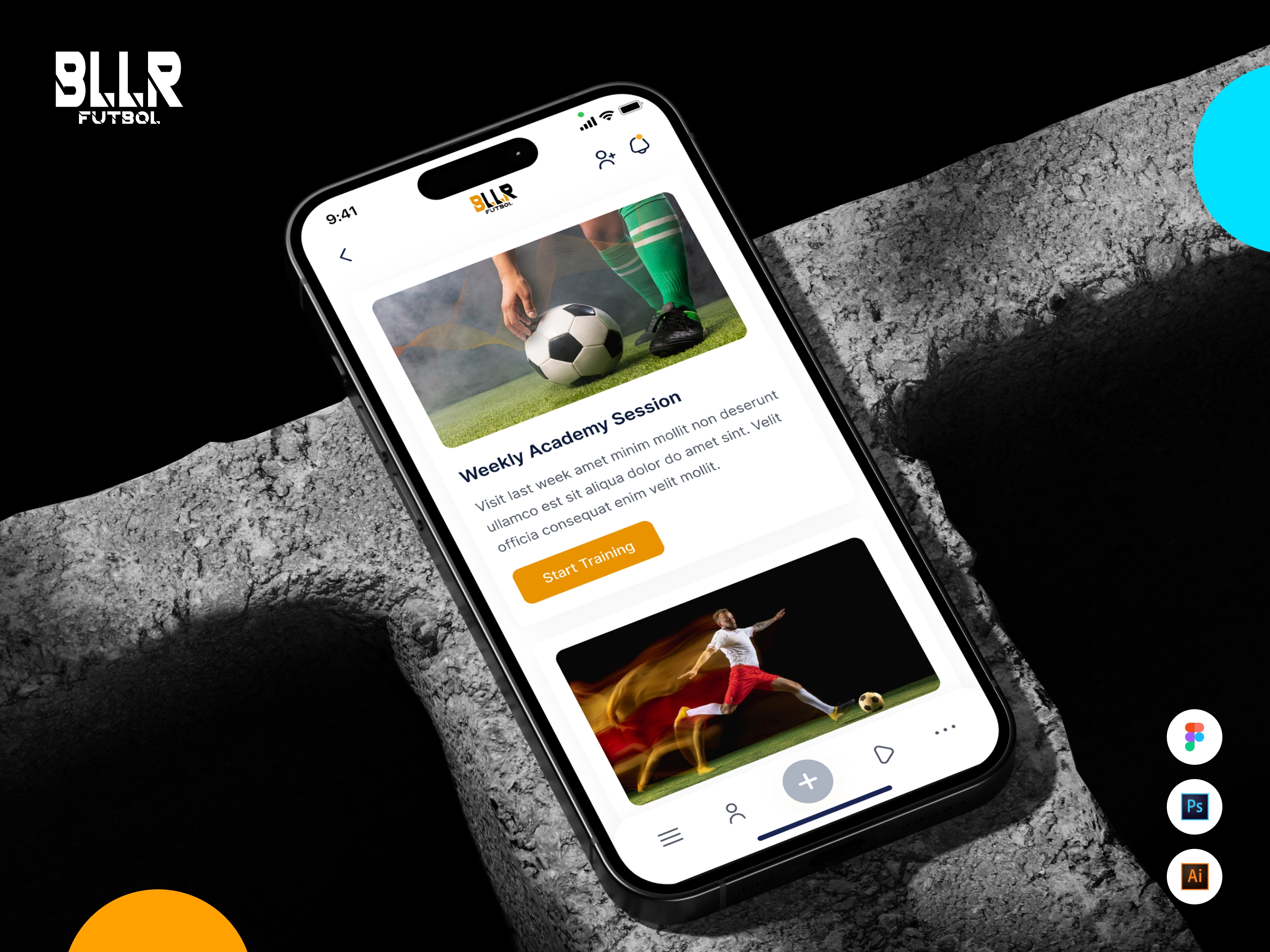 Sports Training Mobile App UI/UX Design