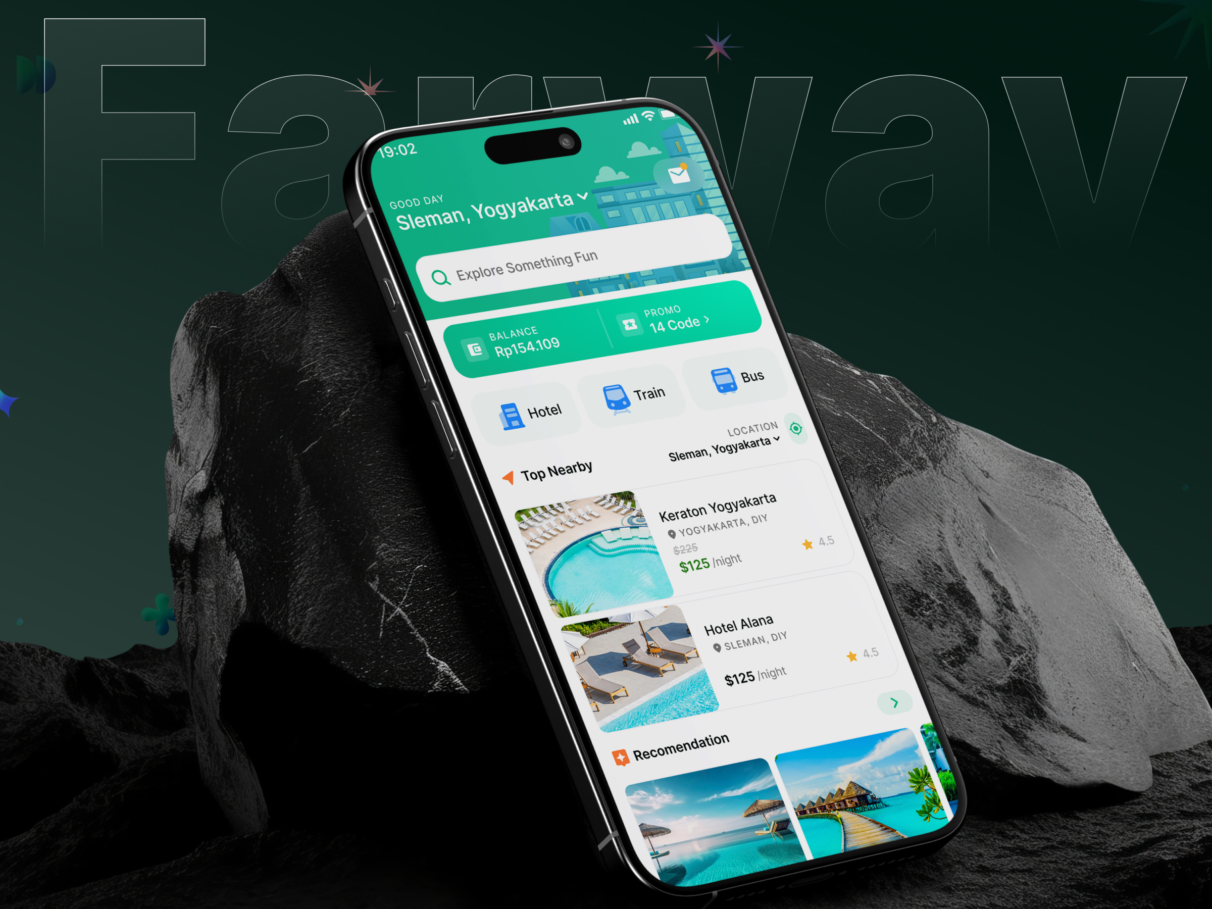 Farway–Smart Travel Booking Mobile App