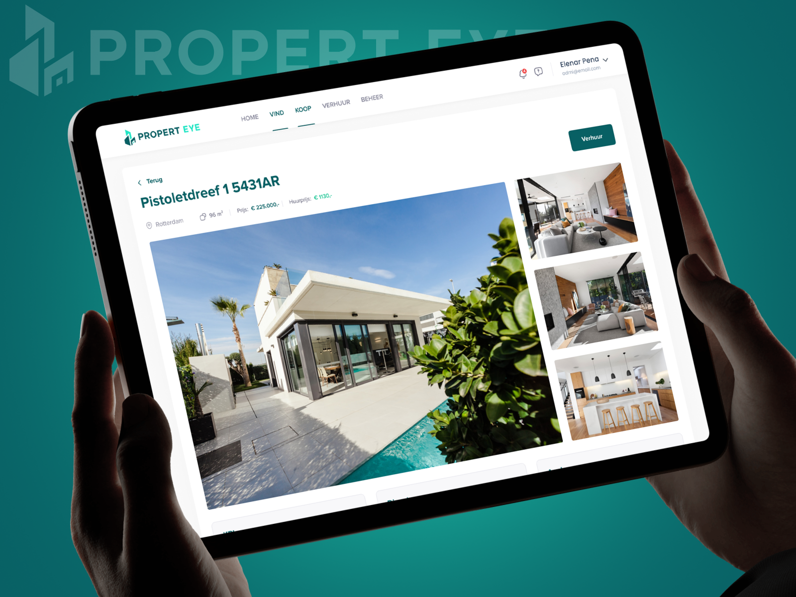 Propert Eye: Real Estate Investment Web App UI/UX Design